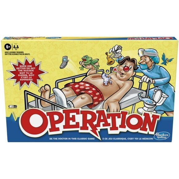 Operation Bilingual Edition Classic Game New Sealed Hasbro for Age 6+ - Picture 3 of 11